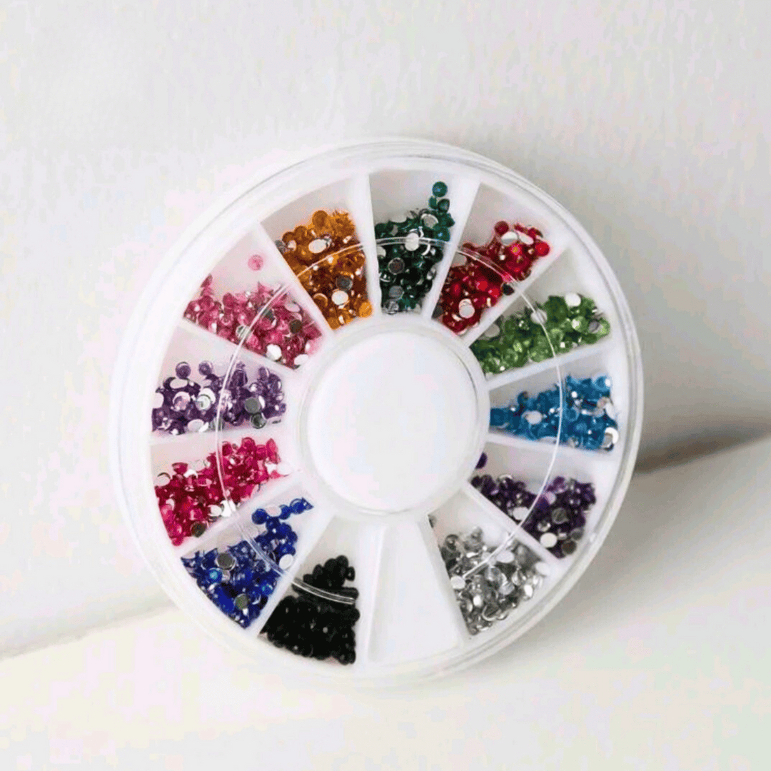 Multicoloured Rhinestones for nails